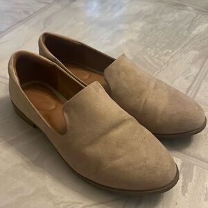 Tan loafers
